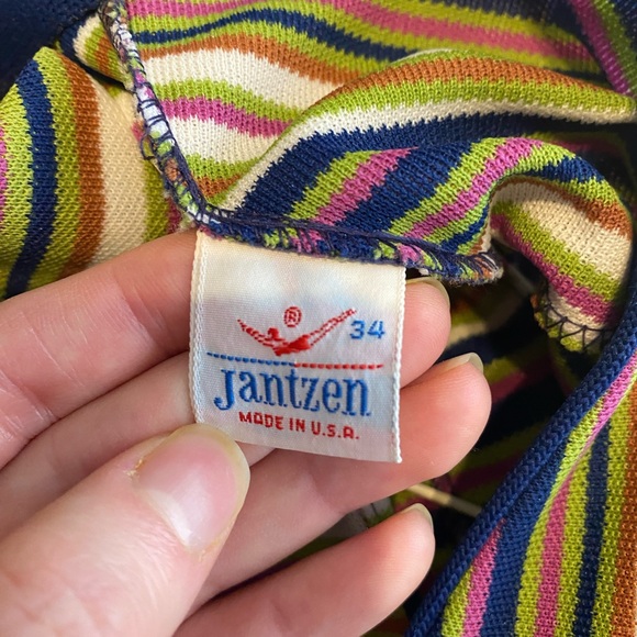 Vintage Jantzen Striped Dress and Jacket Set - Picture 5 of 9